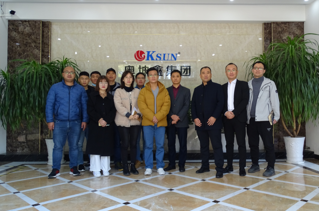 喜訊：三贏科技來公司參觀考察，并建立長久的合作關系！