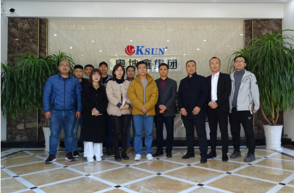 喜訊：三贏科技來公司參觀考察，并建立長久的合作關系！